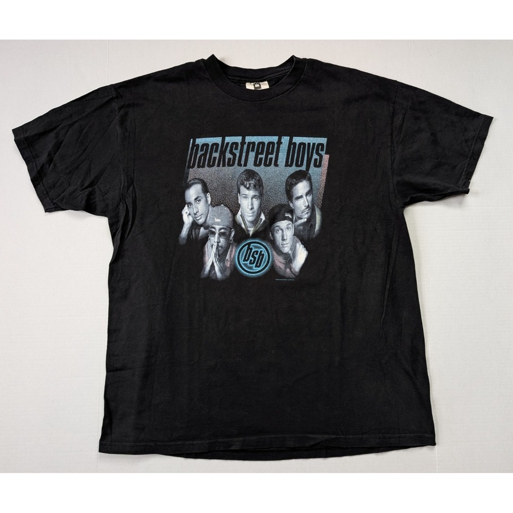 Vintage Backstreet Boys Shirt Winterland Mens XL Black 1998
